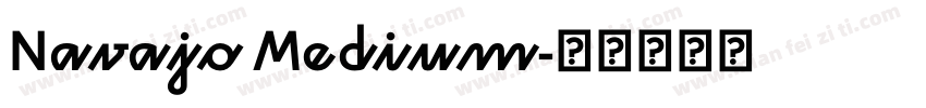 Navajo Medium字体转换
